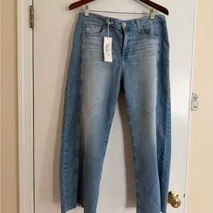 AG Adriano Goldschmied Womens Saige Mid Rise Wide Leg